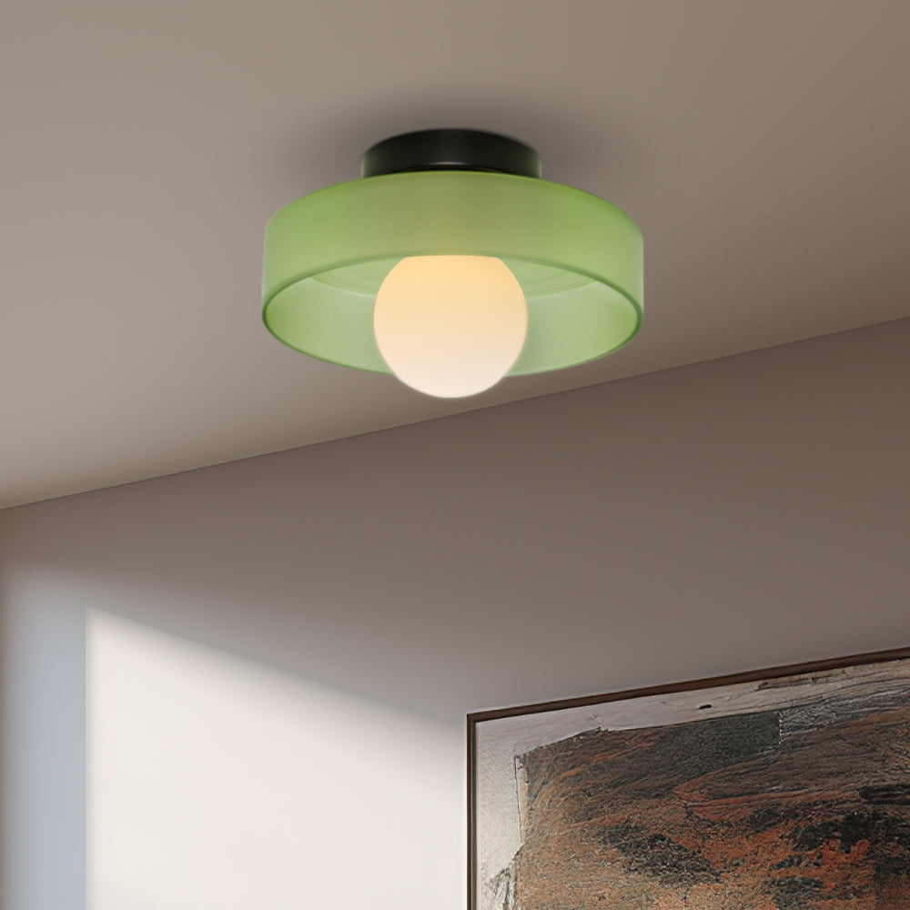 Round Flush-Mount Kitchen Ceiling Light | Modern