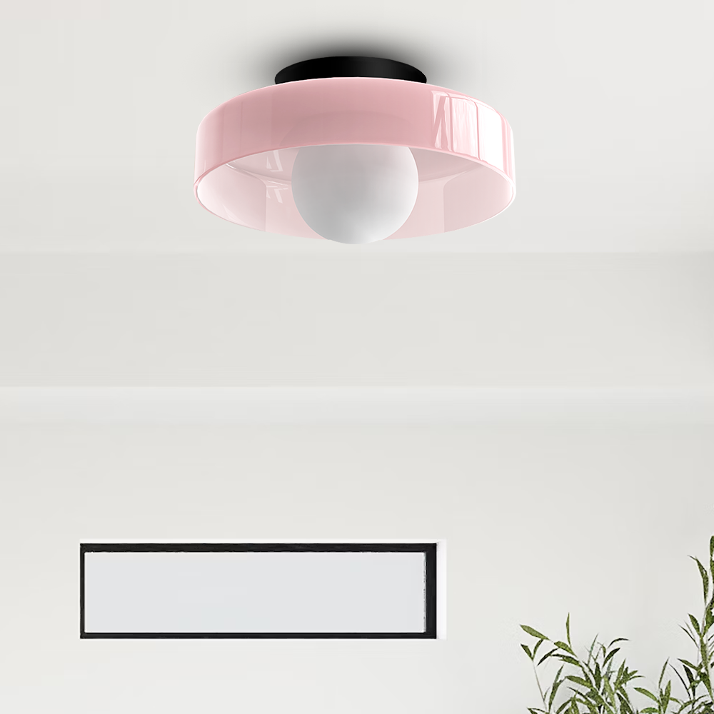 Round Flush-Mount Kitchen Ceiling Light | Modern