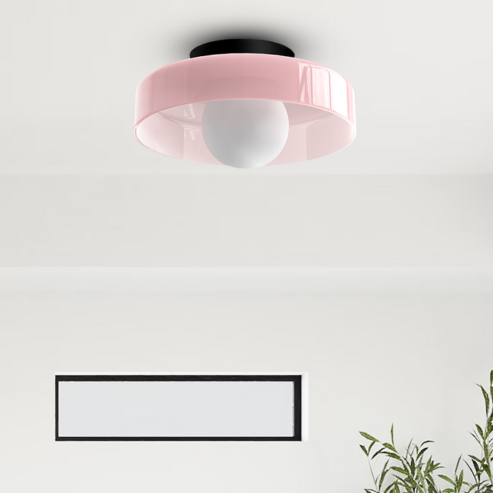 Round Flush-Mount Kitchen Ceiling Light | Modern