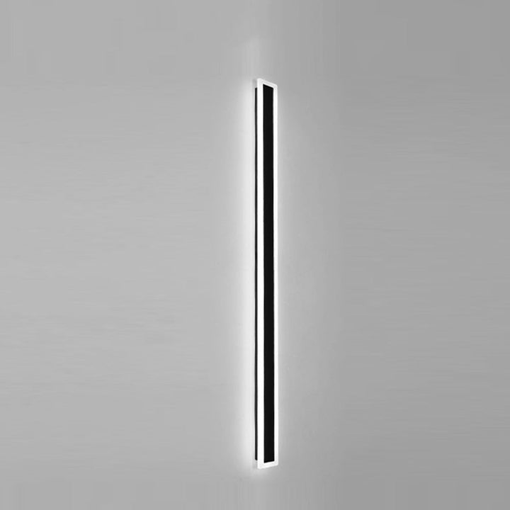 Modern IP65 Acrylic LED Outdoor Wall Lights | Black