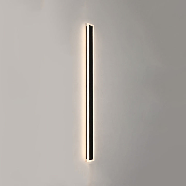 Modern IP65 Acrylic LED Outdoor Wall Lights | Black