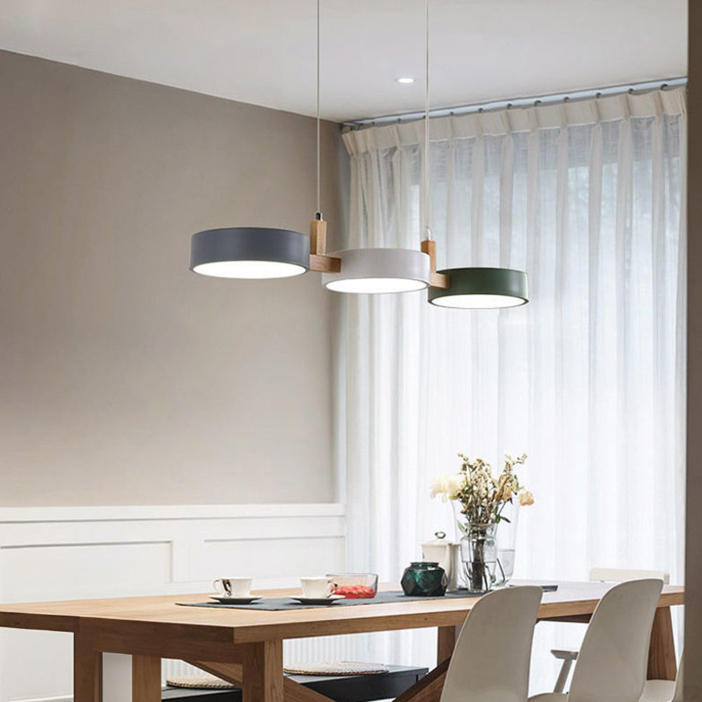 Metal Cylinder Nordic Pendant Light | Contemporary