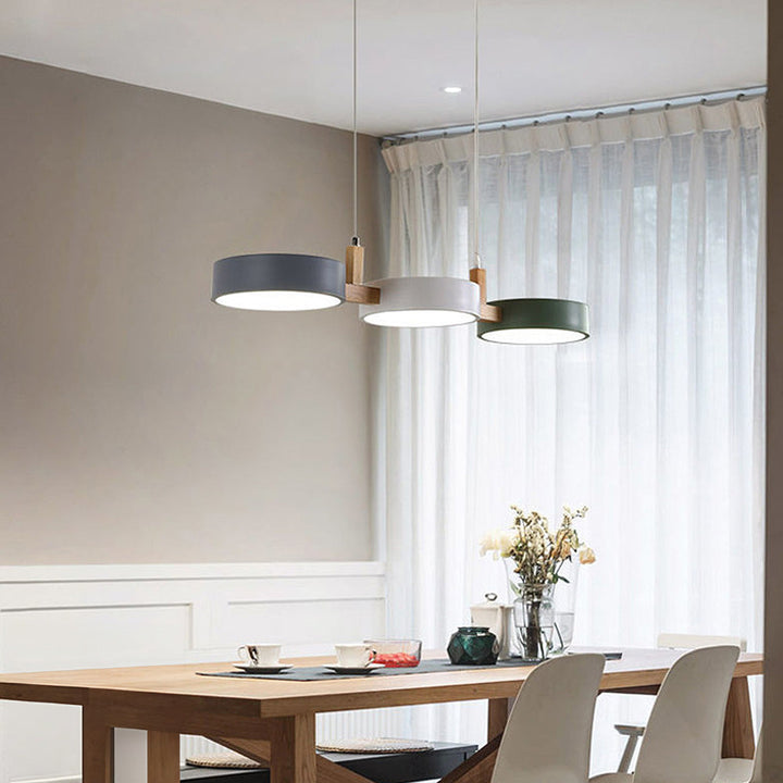 Metal Cylinder Nordic Pendant Light | Contemporary