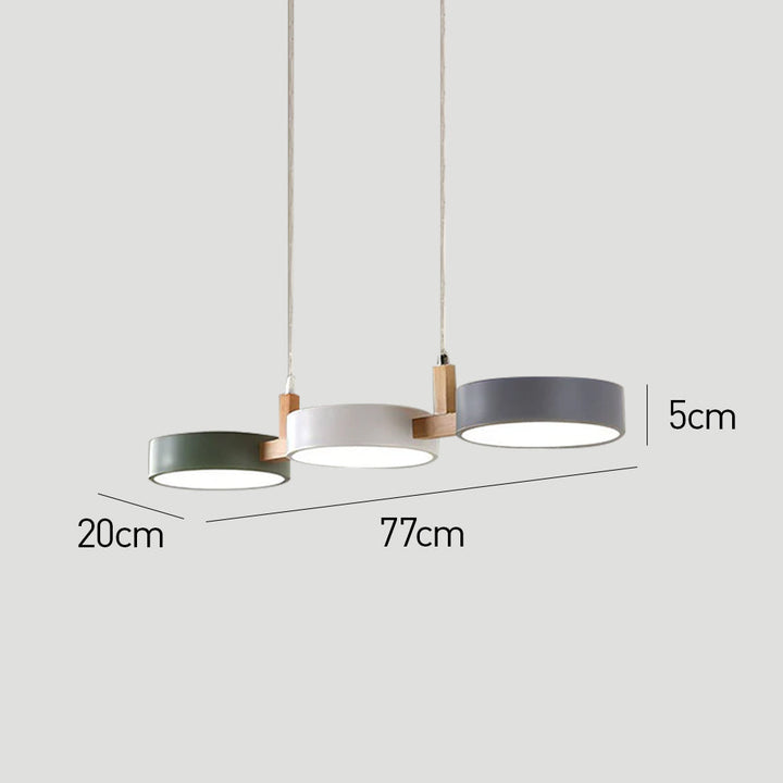 Metal Cylinder Nordic Pendant Light | Contemporary