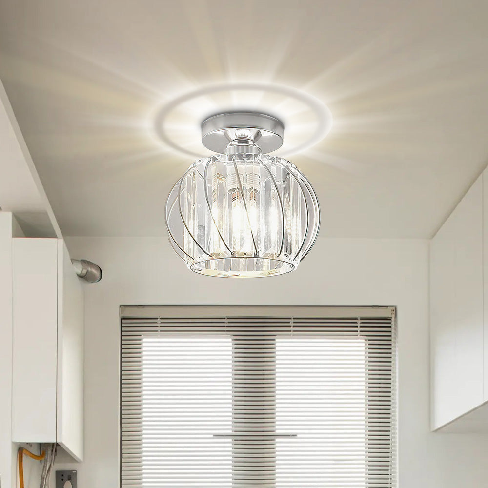 Modern Ceiling Light for Hallway | Glass