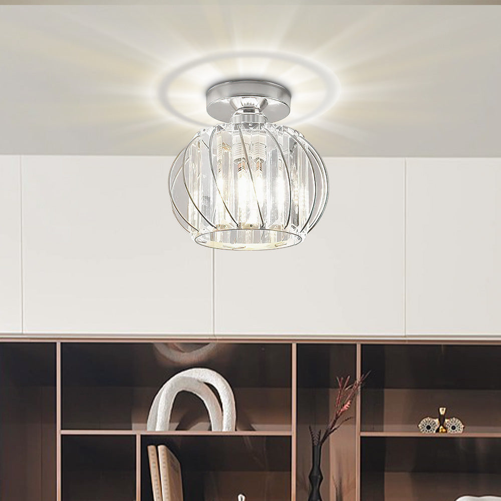 Modern Ceiling Light for Hallway | Glass