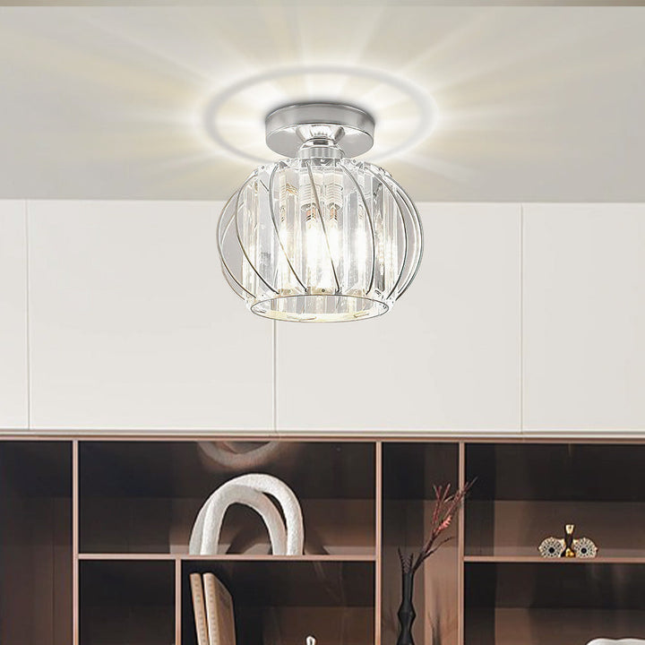 Modern Ceiling Light for Hallway | Glass