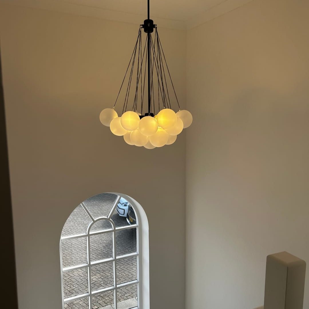 Modern Bubble Cluster Chandelier | Glass