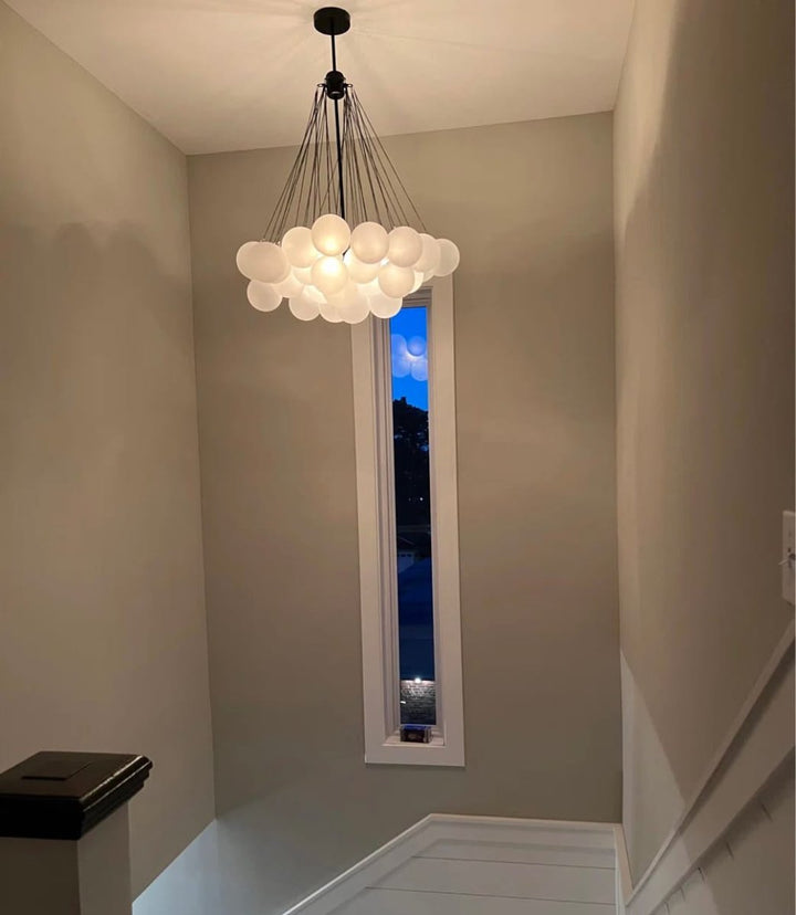 Modern Bubble Cluster Chandelier | Glass