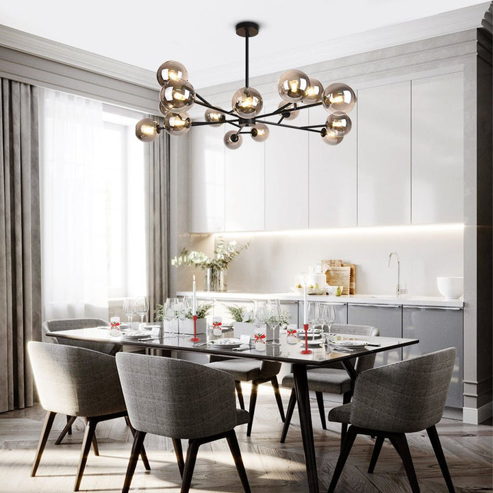 15-Light Sputnik Globe Chandelier | Modern