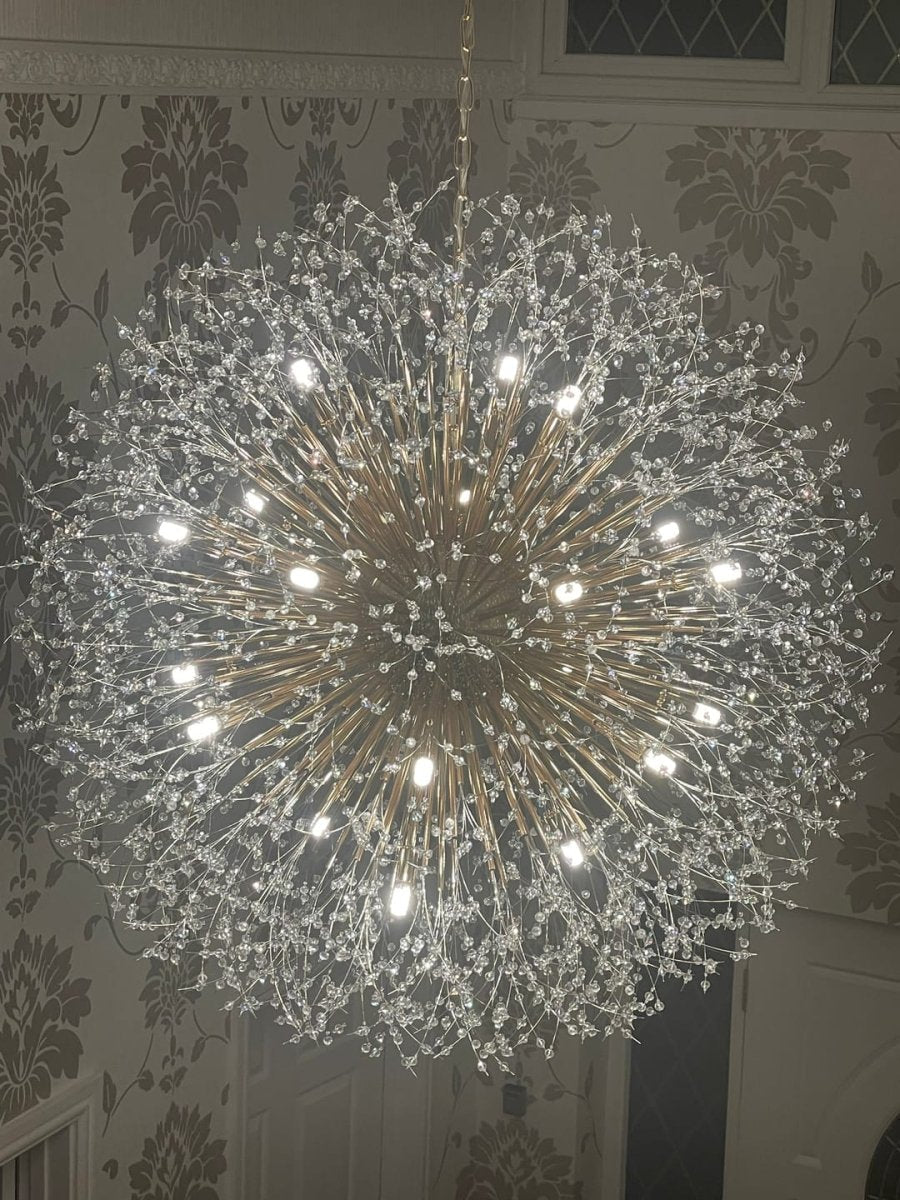 20-Light Luxury Sputnik Firework Chandelier | Oversized