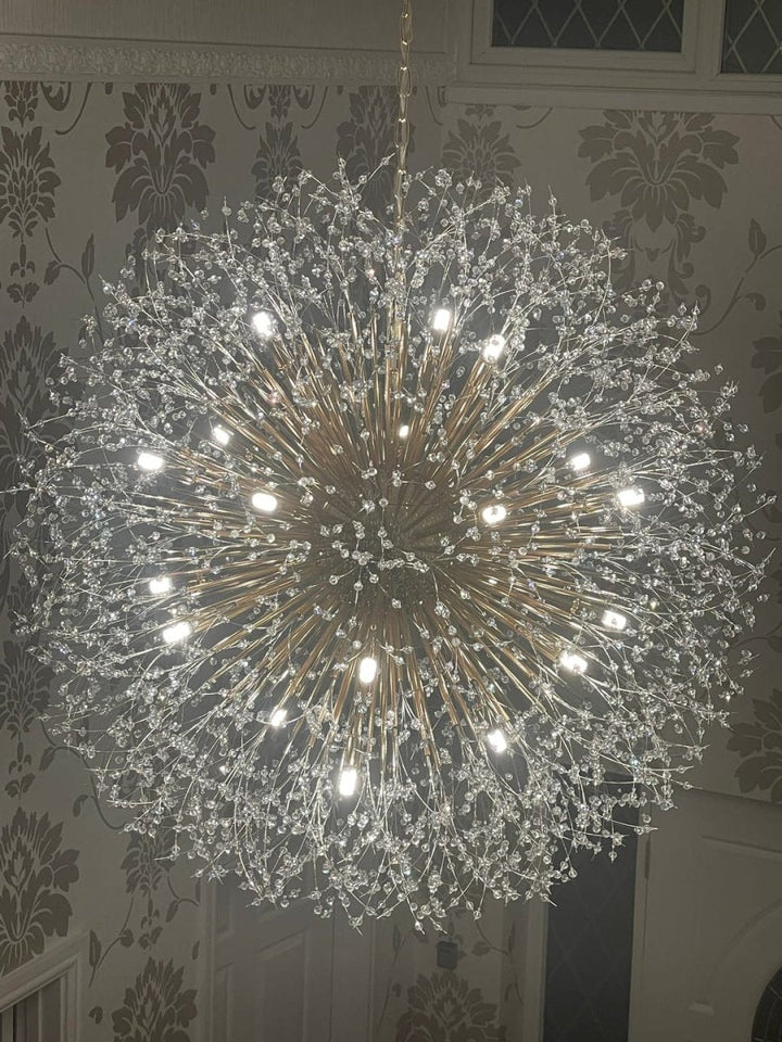 20-Light Luxury Sputnik Firework Chandelier | Oversized