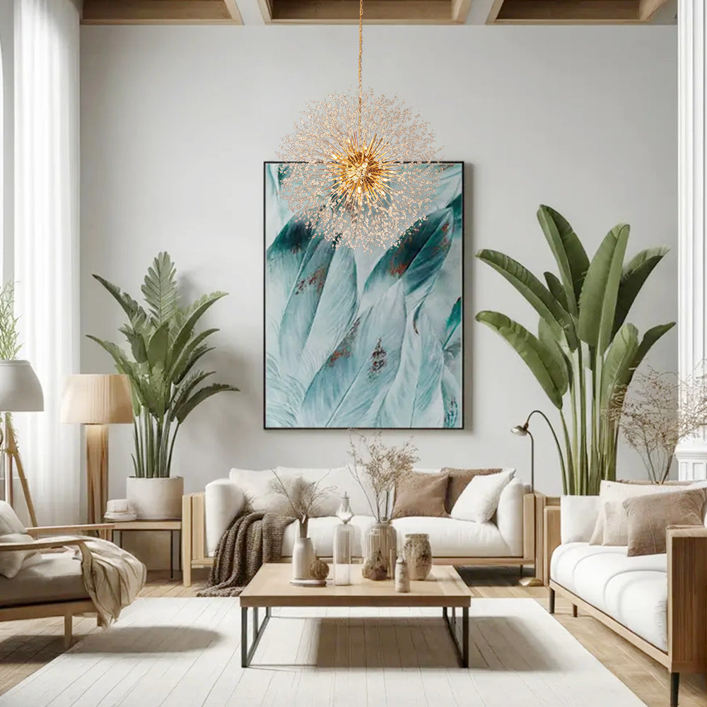 20-Light Luxury Sputnik Firework Chandelier | Oversized