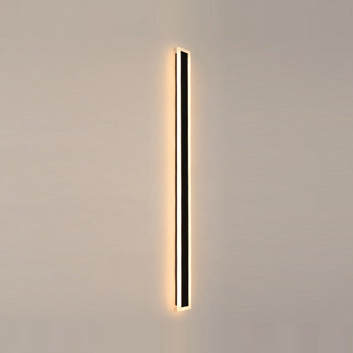 Modern IP65 Acrylic LED Outdoor Wall Lights | Black